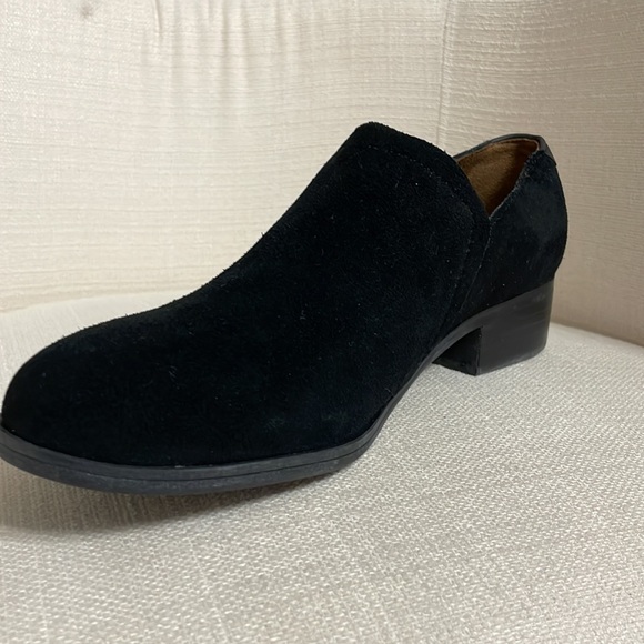 NWT TOMS Shaye Black Suede Booties Size 11 - Picture 9 of 13